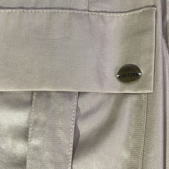 Guess Sleeveless Button Front Shirt 
Style # W23H93W2SX0 - Picture 2 of 6